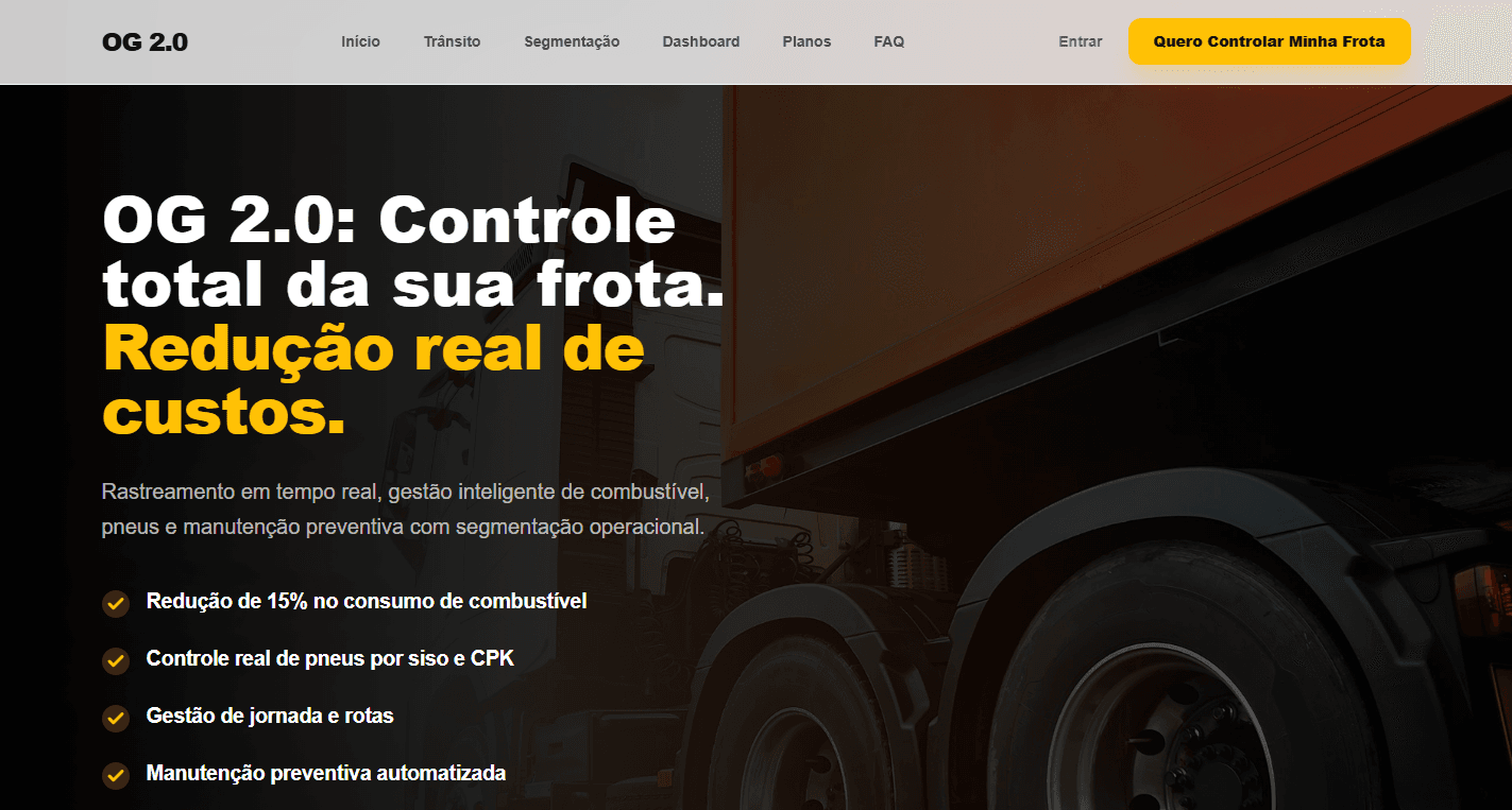 Captura de tela do projeto OG 2.0